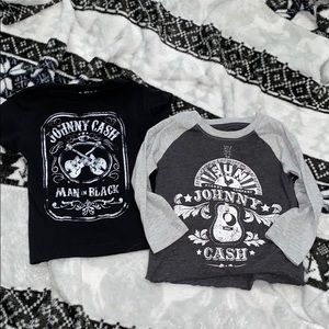 (2) Johnny Cash shirts